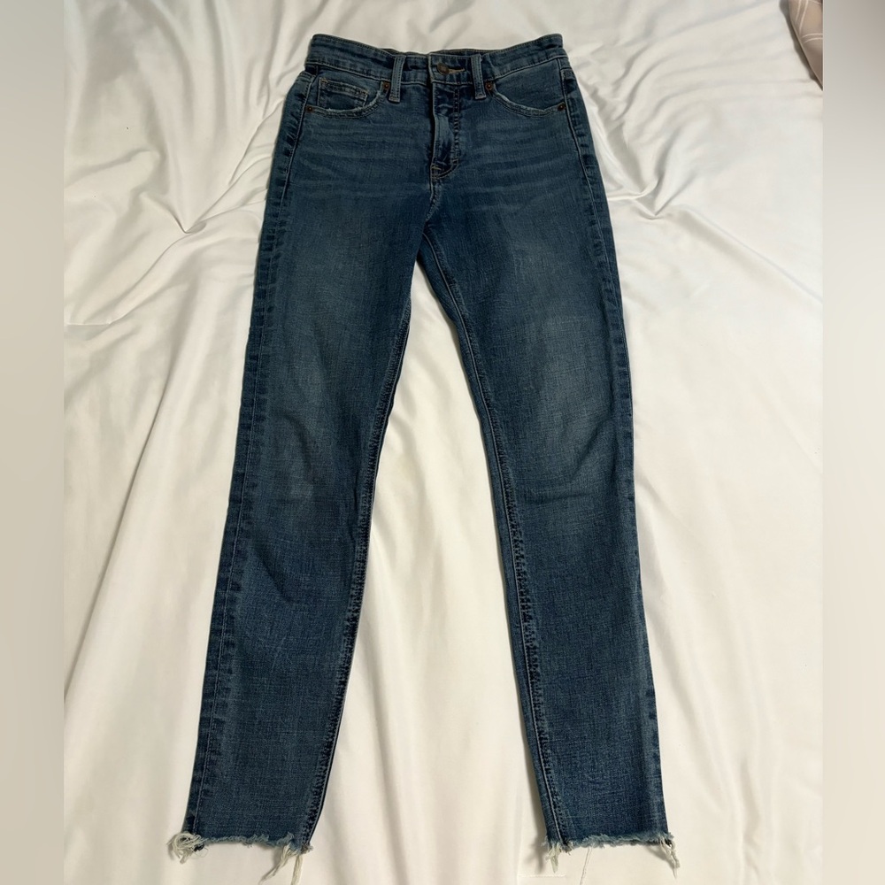 Lucky Brand high rise cropped jeans